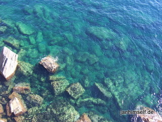 Manarola Blick ins Meer